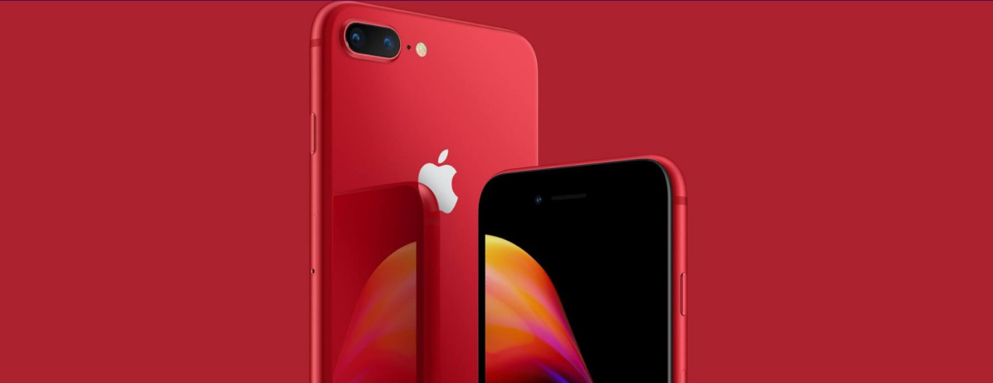 czerwony iPhone 8 i 8 Plus