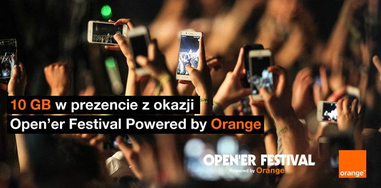10 GB od Orange w prezencie na Open’er Festival