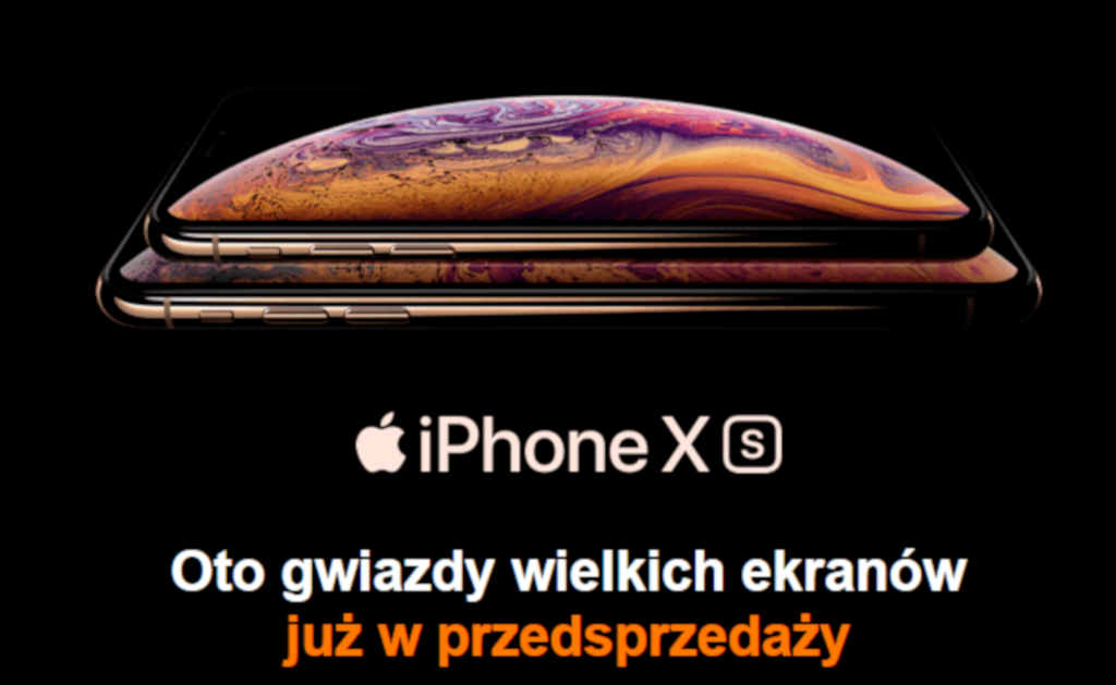 iPhone xs i xs max w Orange