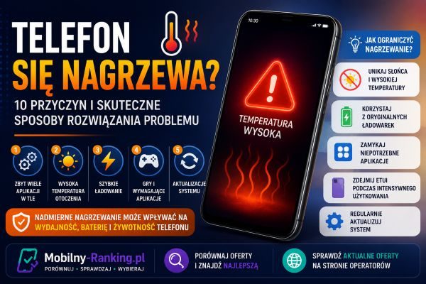 dlaczego telefon sie nagrzewa
