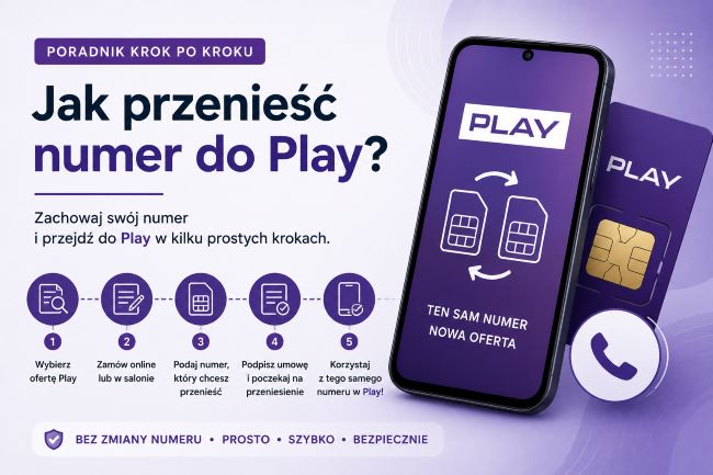 jak przenieść numer do Play