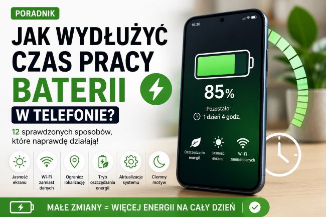 jak wydluzyc czas pracy baterii
