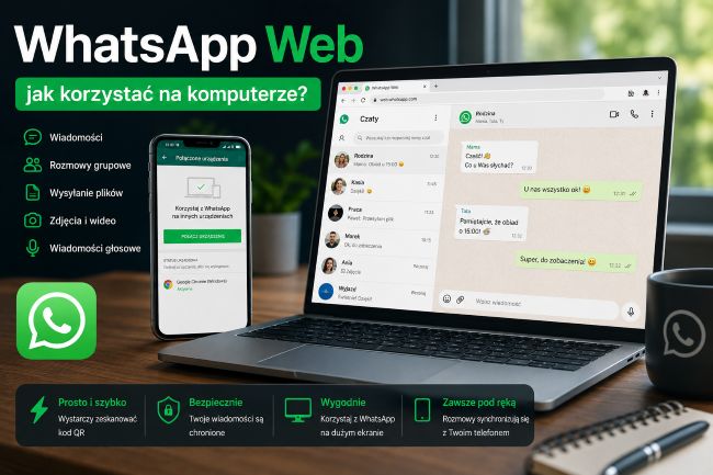 whatsapp web jak korzystac na komputerze