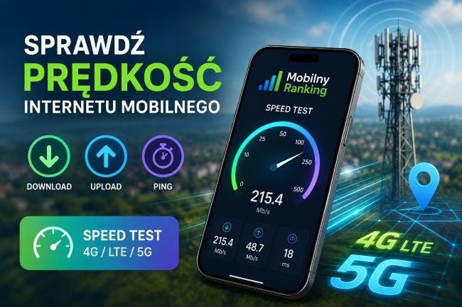 speed test internetu mobilnego