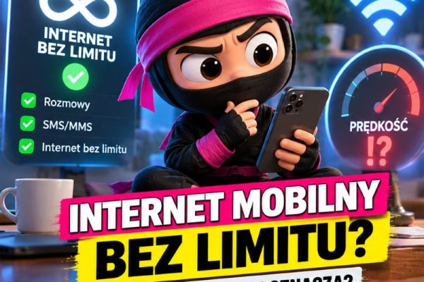 Internet mobilny bez limitu – Mobilny Ninja sprawdza ograniczenia prędkości